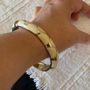 Gold Cream Bracelet